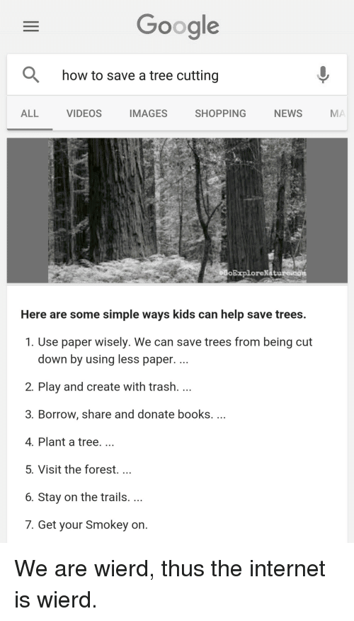 Simple Ways to Save the Trees image 1